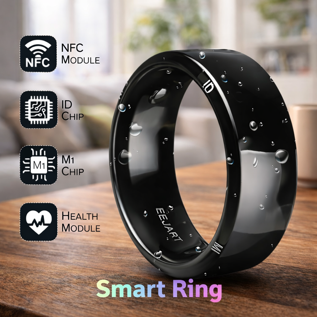 Smart Ring,  support NFC function, same screen push, wireless sharing/sharing, information push Compatible platform: Android NFC